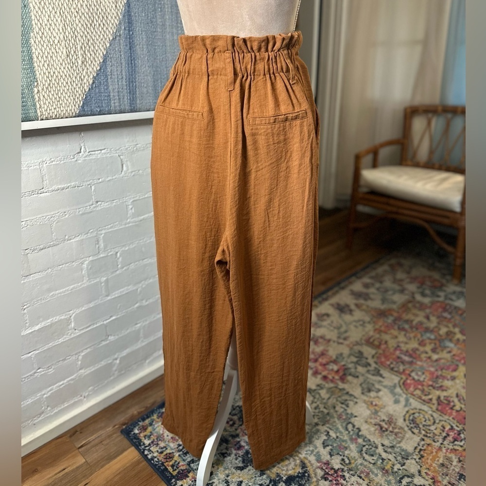 A New Day Brown Paperbag Waist Pants - Picture 12 of 14
